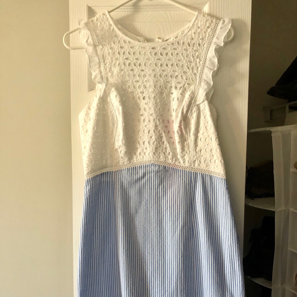 NWT Lilly Pulitzer Maya Shift Dress Blue Size 6
